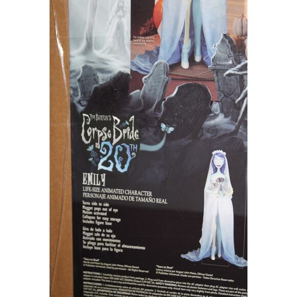 Disney Corpse Bride Emily 20th Anniversary Gemmy Halloween 2025 Animatronic 5Ft - Picture 8 of 16